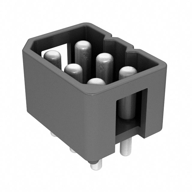 Connector Header Through Hole 6 position 0.198 (5.03mm)